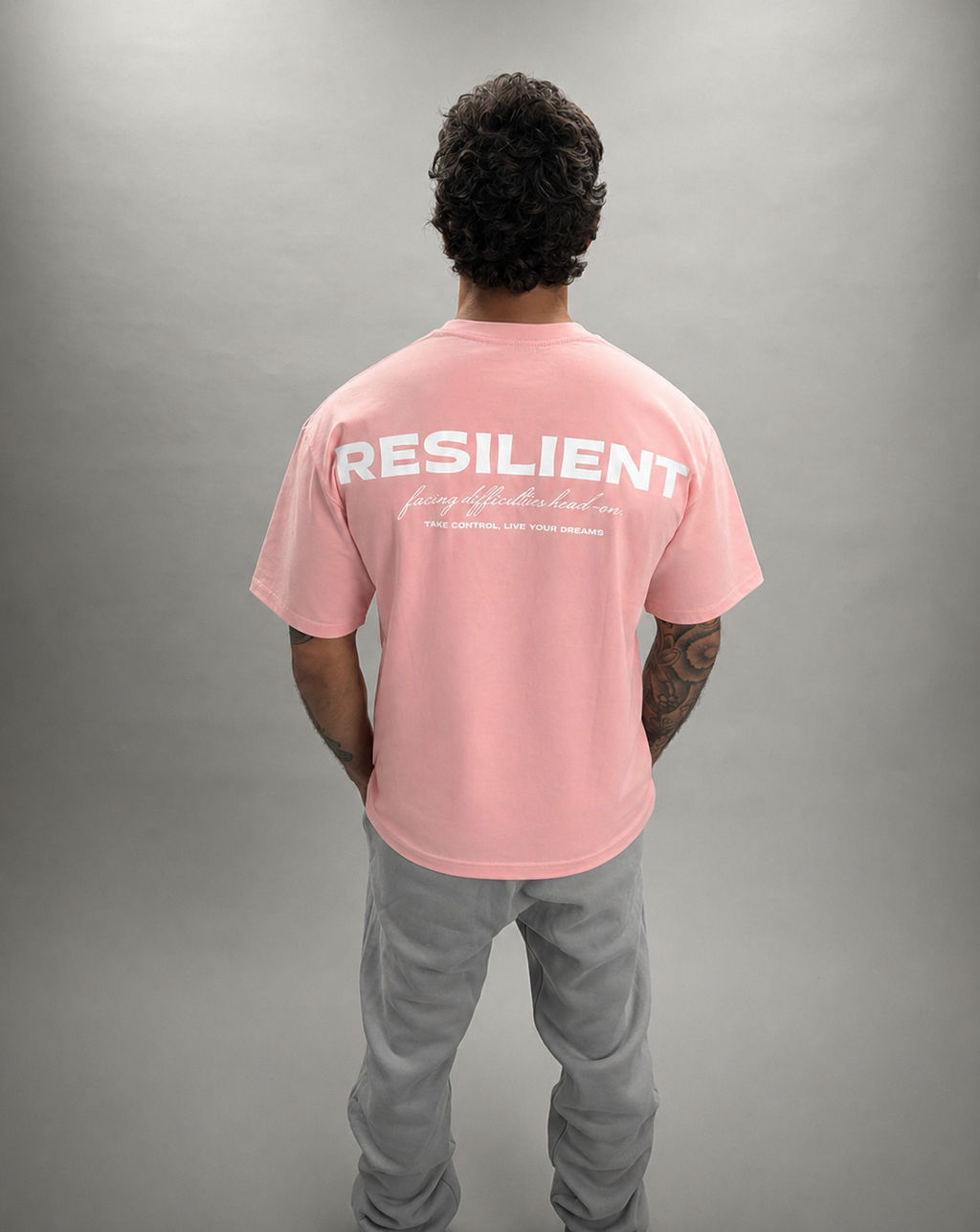 Premium Heavyweight Tee - Salmon Pink