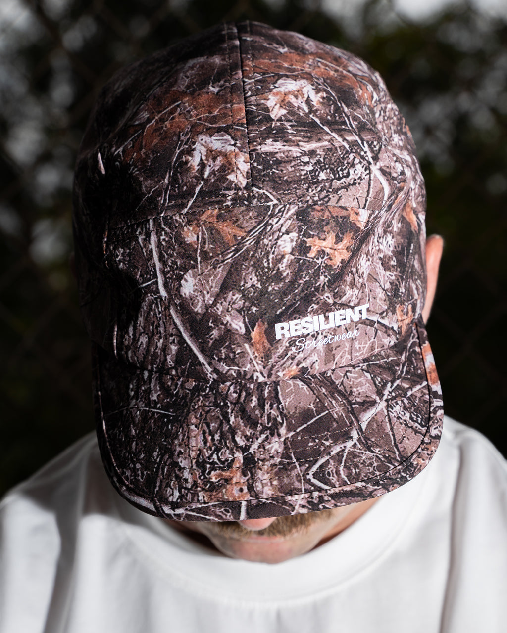 Camouflage running cap