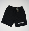 French Terry black shorts