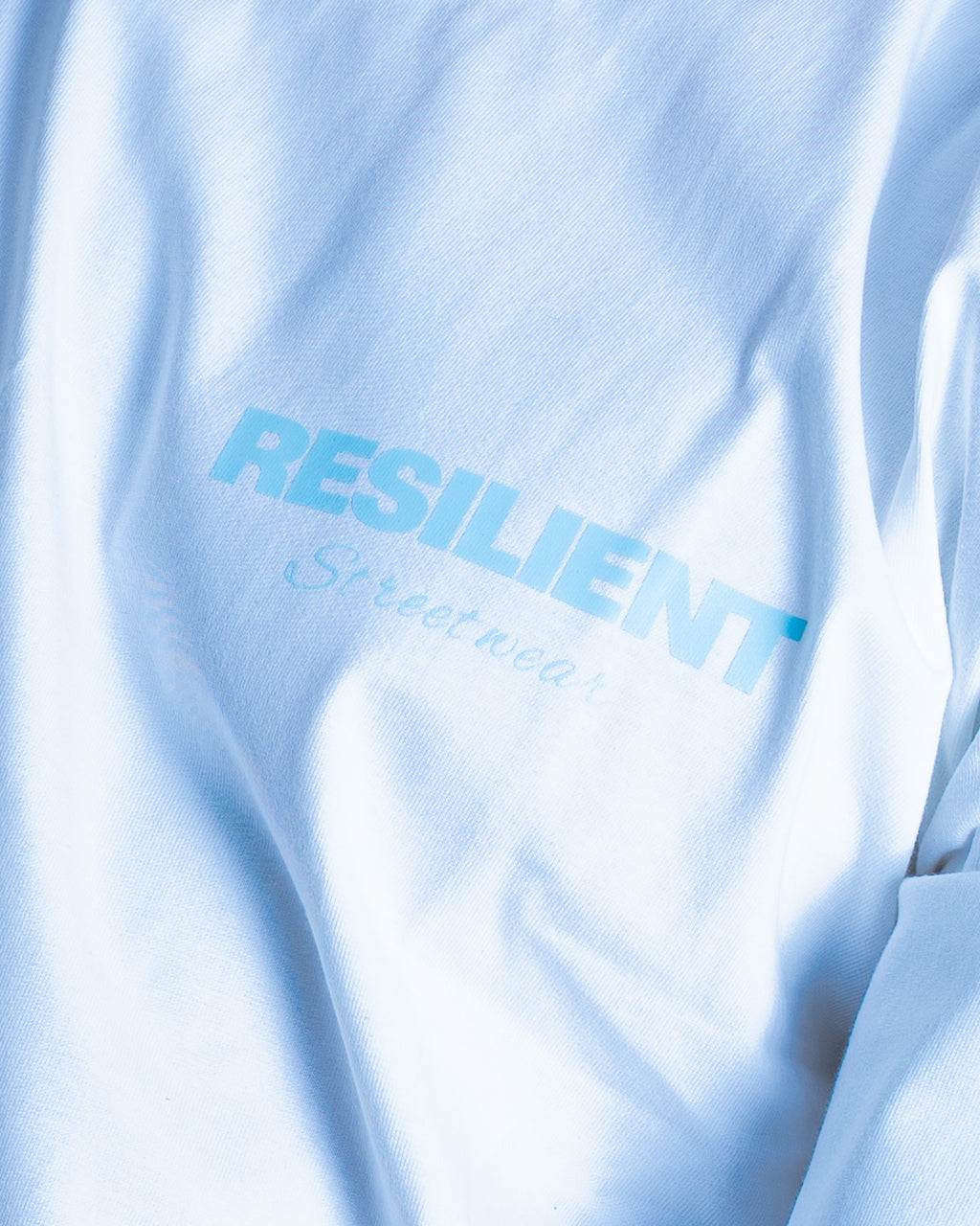 OG Heavyweight Tee - White/ Glacier Blue