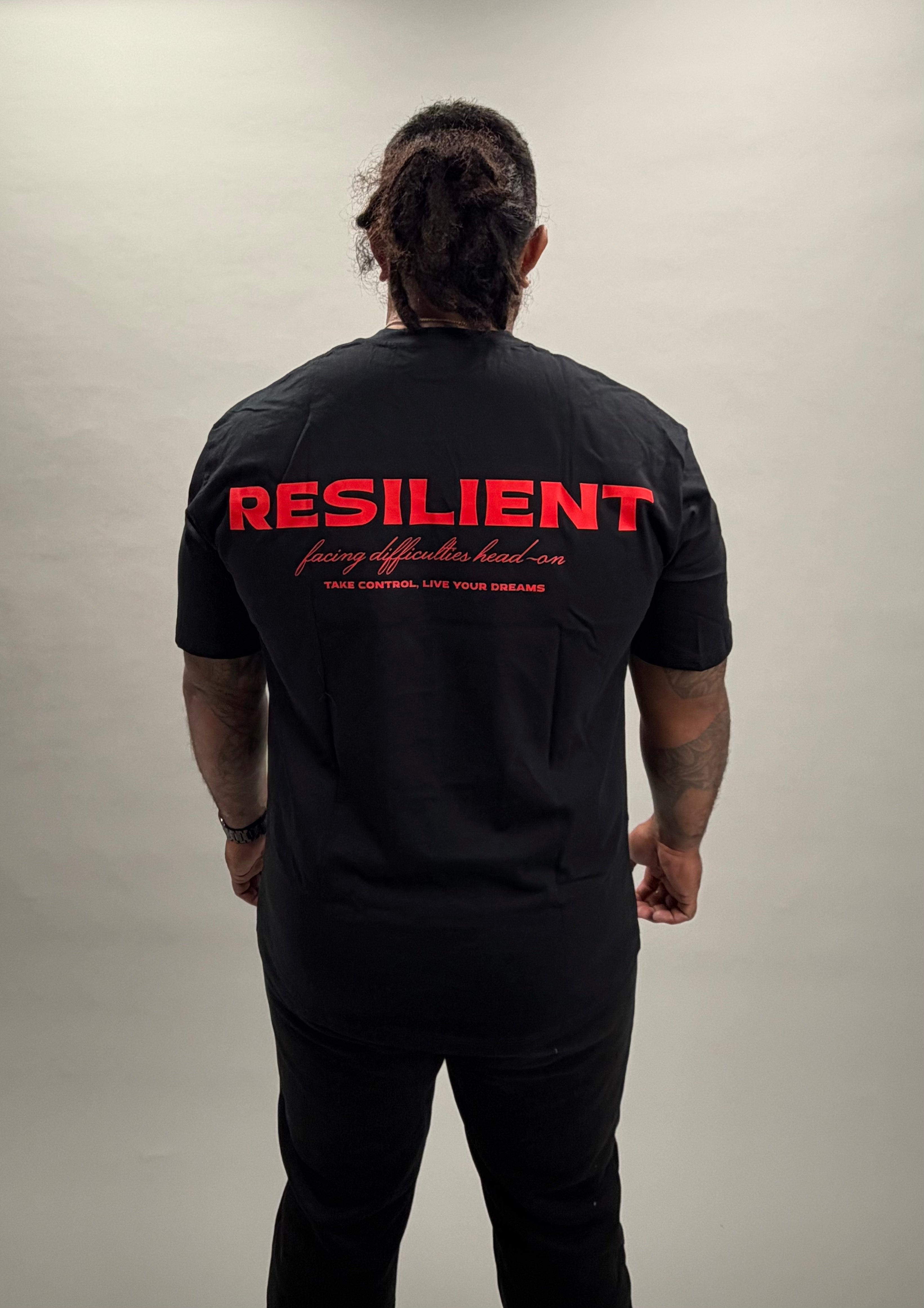 Premium Heavyweight Tee - Red/Black