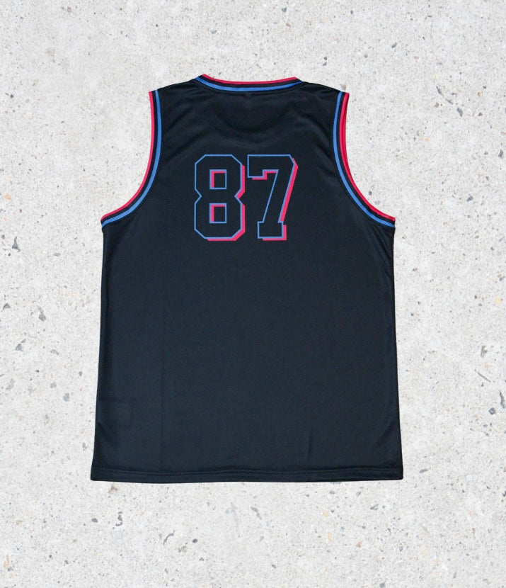 Basketball Jersey - Black/Pink