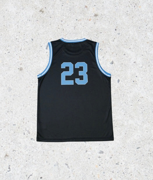 Basketball Jersey - Black/Blue