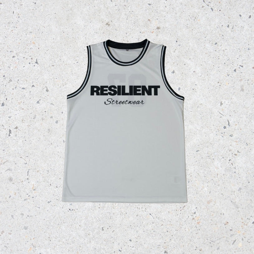 Basketball Jersey - White/ Black