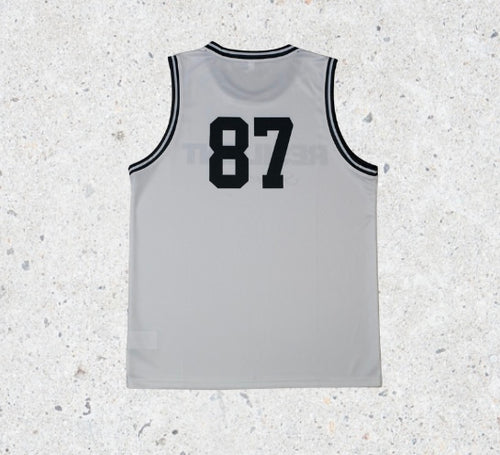 Basketball Jersey - White/ Black