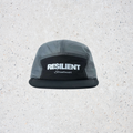 5 Panel Hat - Black/ Grey